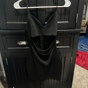 Black windsor dress